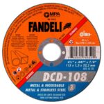 DISCO DE CORTE METAL -INOX (DUO) 115 x 1,0 x 22,2 (DCD-108)