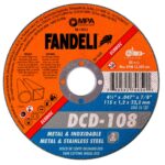 disco de corte 115 x 1.0 x 22.2 metal inox