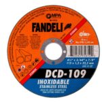 DISCO DE CORTE INOX 115 x 1,0 x 22,2 (ECODISC-DCD109)