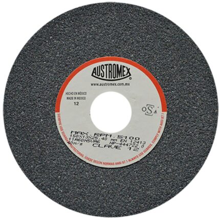 Rueda Abrasiva para esmerilar todo tipo de acero, hierro forjado de 150 x 13 x 25.40 mm