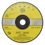 DISCO DE DESBASTE T.27 175 X 6 X 22.2 MM. A24RBFW USO GENERA