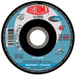 Disco abrasivo para desbaste de acero inoxidable de 115 x 6.4 x 22.23 mm