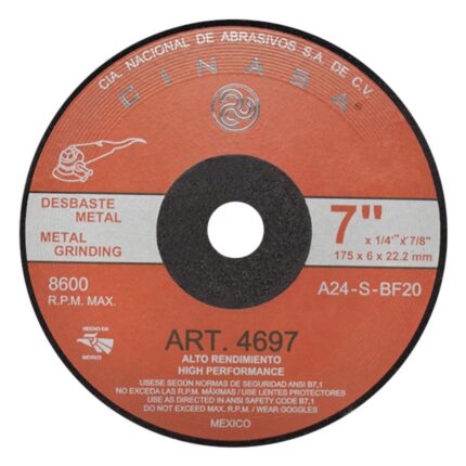 Disco Tipo 27 para Desbaste de Metal