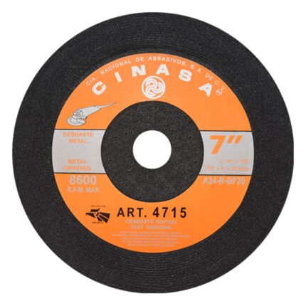 DISCO DE DESBASTE T.27 177 X 6.4 X 22.2 A24RBF20