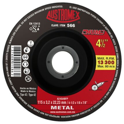 DISCO DE CORTE T-42 115 X 3 X 22.2 HUM