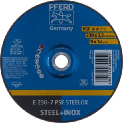 disco-desbaste-psf-steelox-acero-inoxidable-230x7-2x22-23-mm