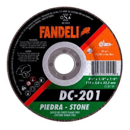 DISCO DE CORTE ESTÁNDAR PIEDRA 115 x 3,0 x 22,2