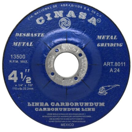 disco tipo 27 para desbaste de metal